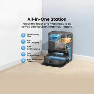 eufy C28 Robot Vacuum and Mop Combo,15,000 Pa Suction
