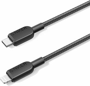 Anker 322 USB-C Lightning Cable 3ft Black