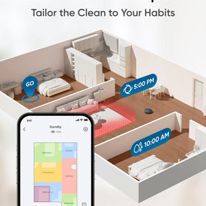 Anker Eufy Robot X10 Pro Omni ,Vacuum and Mop Combo,Self-Emptying