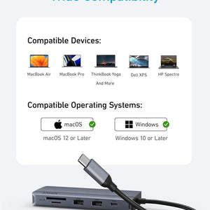 Anker 10-in-1 USB C Hub, Dual-Display USB C Docking Station