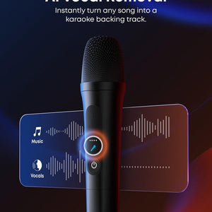 Anker soundcore Rave 3S , AI Party Speaker with 2 Wireless Microphones
