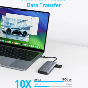Anker 7-in-1 USB-C Hub, Dual Monitor USB C Docking Station, Dual HDMI Display, 85W Max Output