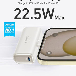 Anker Nano Power Bank (22.5W, Built-In USB-C Connector)