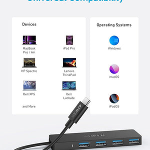 Anker USB-C Data Hub(4-in-1, 5Gbps) Black