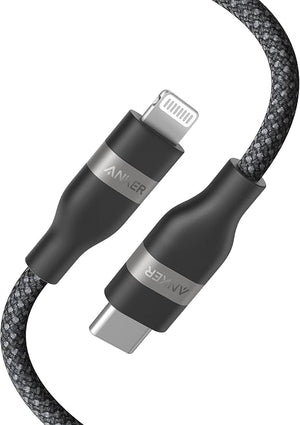 Anker 322 USB-C Lightning Cable 3ft White