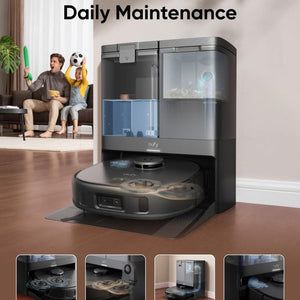 Anker Eufy Robot X10 Pro Omni ,Vacuum and Mop Combo,Self-Emptying