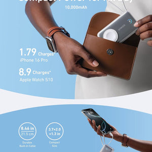 Anker MagGo Power  Bank (10K, 35W, For Apple  Watch)