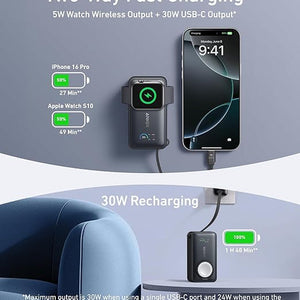 Anker MagGo Power  Bank (10K, 35W, For Apple  Watch)
