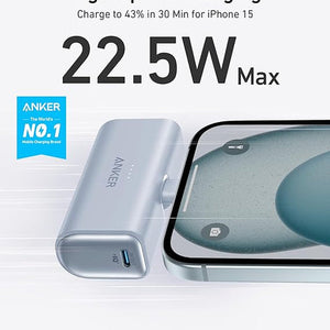 Anker Nano Power Bank (22.5W, Built-In USB-C Connector)