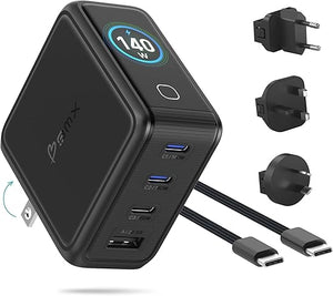 Anker Charger 140W 4-Port PD 3.1 Dark Gray