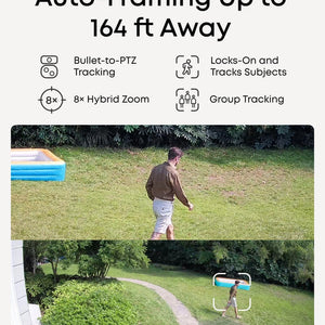 eufy PoE Bullet-PTZ Outdoor Cam S4, NVR Wired Add On Cam