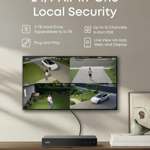 eufy Network Video Recorder S4 for Home Security Cameras