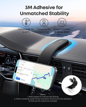Anker Nano Magnetic Wireless Car Charger, 15W Qi2 Certified  (Adapter Included)
