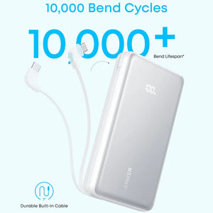 Anker Zolo Power Bank (20K, 22.5W, Built-In USB-C Cable)