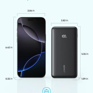 Anker Zolo Power Bank (20K, 22.5W, Built-In USB-C Cable)