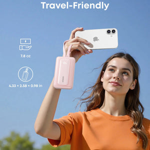 Anker Zolo Power Bank (10K, 35W, Built-In Dual USB-C Cables