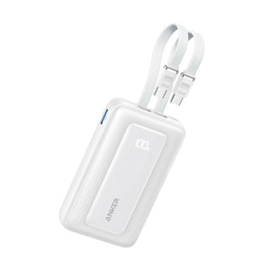 Anker Zolo Power Bank (10K, 35W, Built-In Dual USB-C Cables