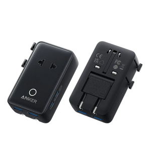 Anker Nano Travel Adapter (5-in-1, 20W, 1-Pack)