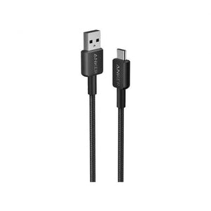 Anker 322 USB-A to USB-C Cable 90cm ( Braided) Black smartphone available at MELON mobile store Jordan