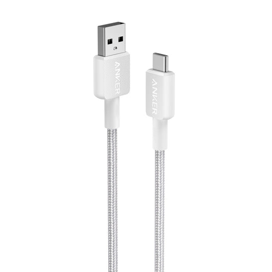 Anker 322 USB-A to USB-C Cable 90cm ( Braided) White