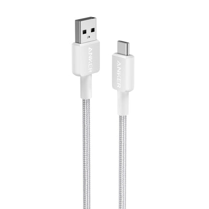 Anker 322 USB-A to USB-C Cable 1.8meter ( Braided) White