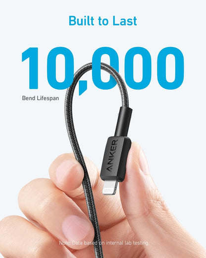 Anker 322 USB-C to Lightning Cable (90cm Braided)