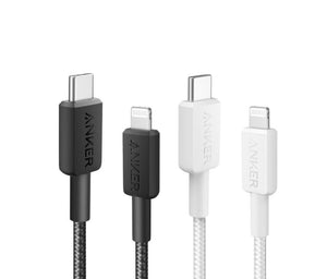 Anker 322 USB-C to Lightning Cable (1.8m Braided) smartphone available at MELON mobile store Jordan