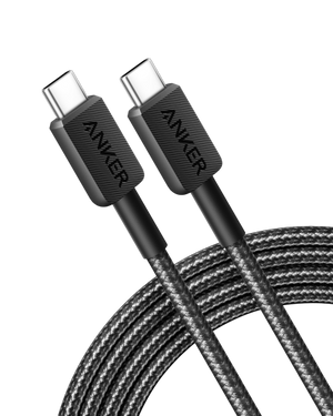 Anker 322 USB-C to USB-C Cable (3ft Braided) - Black smartphone available at MELON mobile store Jordan