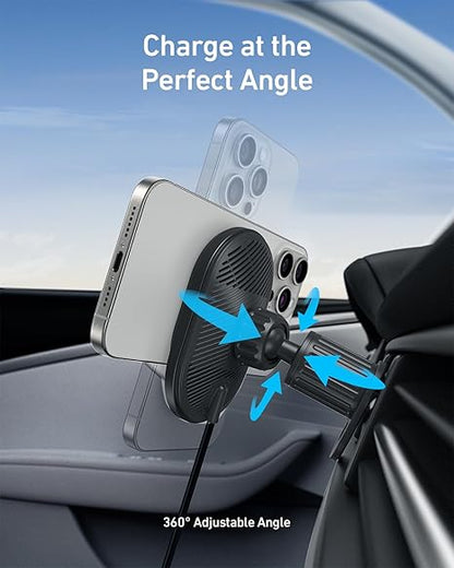 Anker MagGo Wireless Car Charger (15W)