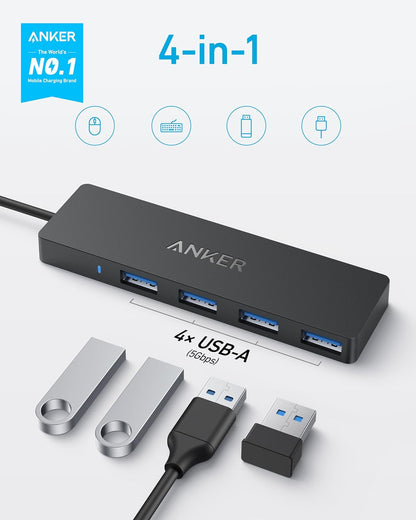 Anker USB-C Data Hub(4-in-1, 5Gbps) Black