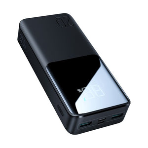 JR-QP192 22.5W Power Bank 20000mAh-Black With USB to Type.C 0.3m Cable