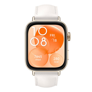 HUAWEI WATCH Fit 3 White Leather smartphone available at MELON mobile store Jordan