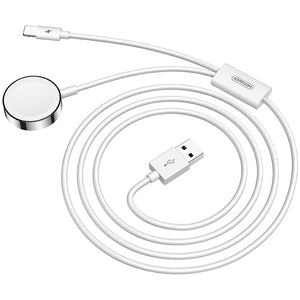 S-IW002S Apple Watch magnetic two-in-one charging cable 1.5M White