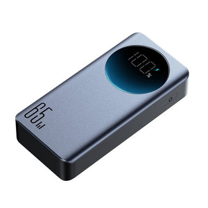 JR-PBF04 65W Digital Display Fast Charging Power Bank 20000mAh-Black （with Type-C To Type-C 100W 1.2M cable black）