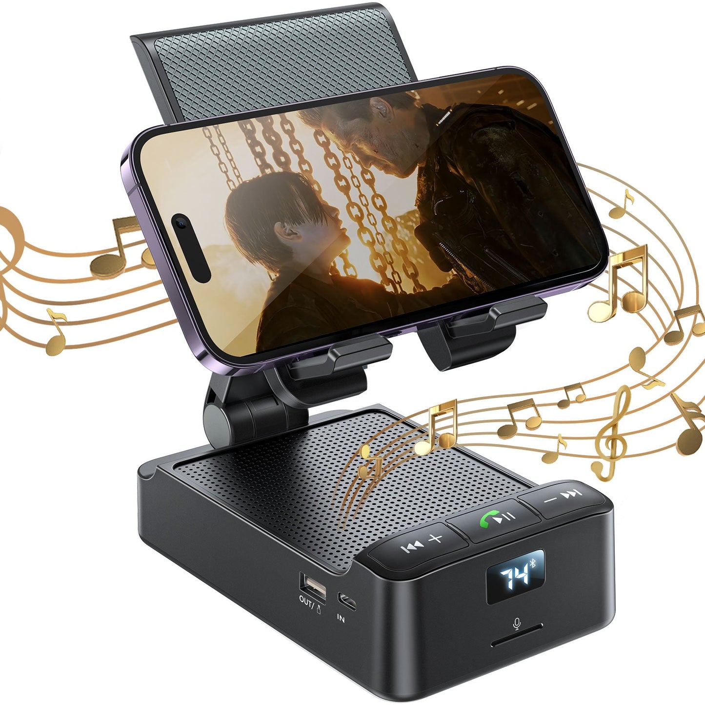 JR-MH01 Wireless Speaker with Phone Holder