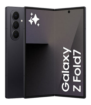 Samsung Galaxy Z Fold7 phone in open position on a white background