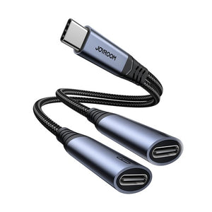SY-C03 Audio-Transfer Series 2-in-1 Audio Adapter (Type-C to Dual Type-C)