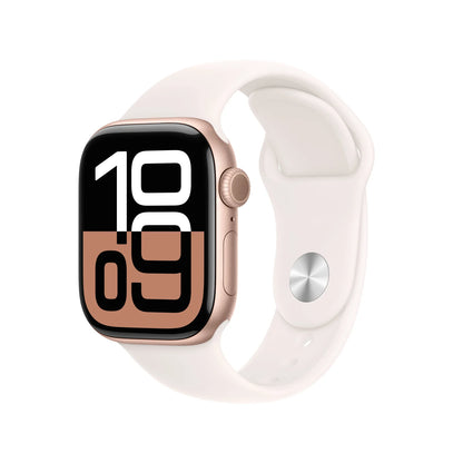 Watch Series 10 GPS 46mm Rose Gold Aluminium Case With Light Blush Sport Band