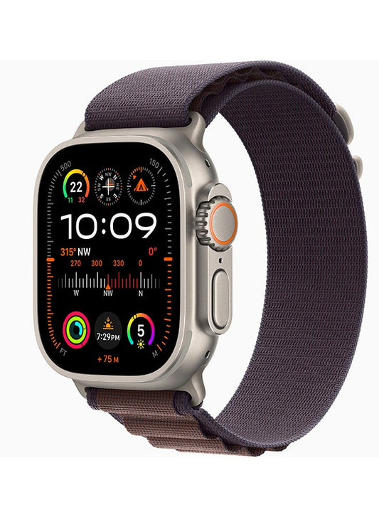 Watch Ultra 2 GPS + Cellular, 49mm Titanium Case With Indigo Alpine Loop