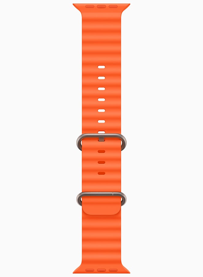 Watch Ultra 2 GPS + Cellular, 49mm Titanium Case With Orange Ocean Band