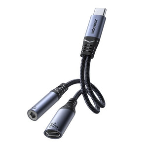 SY-C02 Audio-Transfer Series 2-in-1 Audio Adapter (Type-C to 3.5mm+Type- C)