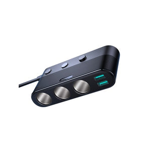 JR-CCL01 139W 7 in 1 Cigarette Lighter Splitter Car Charger