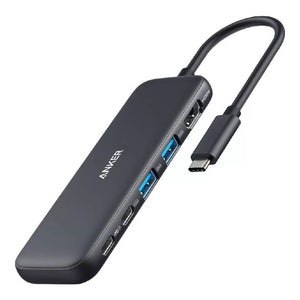 Anker 332 USB-C Hub (5-in-1) — Black