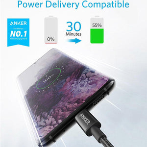 Anker Nylon USB-C to USB-C , 60W , Black
