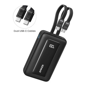 Anker Zolo Power Bank 10K 35W Dual USB-C — Black