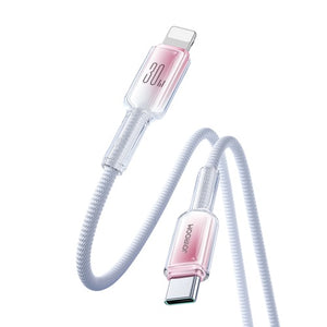 S-A42 Crystal-Clear Series 60W Fast Charging Data Cable (Type-C to Type-C) 1.2m