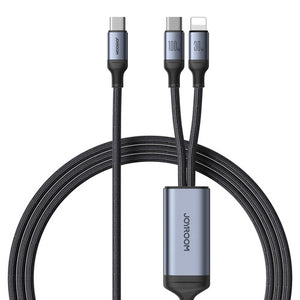 SA21-1T3 30W 3in1 Cable (Type-C to L+C+M) 1.2m