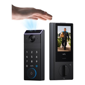 eufy FamiLock S3 Max Smart Lock with Palm Vein Recognition — Gray