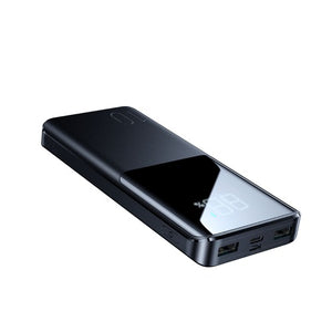 JR-QP191 22.5W Power Bank 10000mAh-Black With USB to Type.C 0.3m Cable