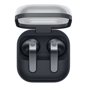 Samsung Galaxy Buds4 — Black — case-opened